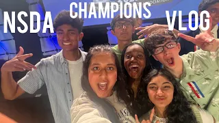 NSDA 2023 vlog| 2023 CHAMPION in HI and school award!