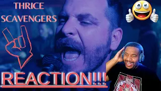 THRICE SCAVENGERS | OFFICIAL VIDEO REACTION | "TOP 5 FAVORITE BAND!" #THRICE #SCAVENGERS #REACTION