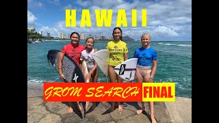 GROMSEARCH FINALS DAY at KEWALOS HAWAII 2023 Surf Girls 16U