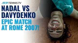 EPIC Nadal vs Davydenko Match! | Rome 2007 Semi-Final Highlights