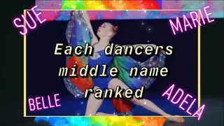Every Dancer's Middle Name Ranked- dance moms