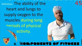 PE Chef S5E3: One Minute Lesson- Cardiovascular Endurance (5 Components of Fitness)