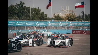 Santiago E Prix Race Highlight Clip from Round 3 of the 2019 2020 ABB FIA Formula E Championship