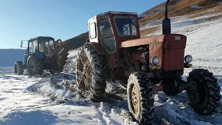 Кто Перетянет??? Трактор Т 40 или БЕЛАРУСЬ 1221 | Т 40 спуск, Беларусь подьем