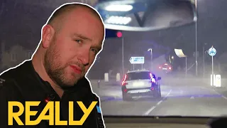 70MPH Car Chase In The Suburbs Ends With A Dog Bite | Cops UK: Bodycam Squad