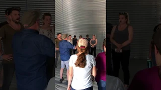 The Crossing sings in a Montana grain bin