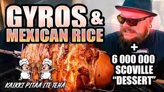 Kaikki pitää ite tehä: Gyrosvarras - Meksikolainen riisi - 6milj.Scovillen jälkiruoka (4K)