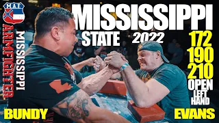 2022 Mississippi State Armwrestling | 172 / 190 / 210 MASH UP!!