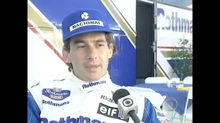 Ayrton Senna estréia na Williams 1994.