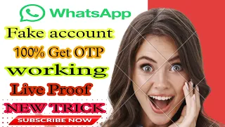 How to use WhatsApp without Mobile Number || or OTP Verification 100% Working || 2023 | New trick