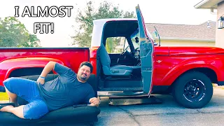 The quest continues to fit in my truck, f100 seat swap