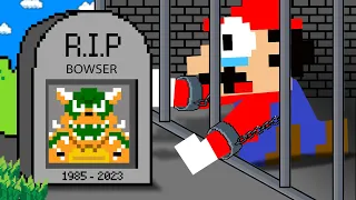 Mario R.I.P Bowser in Prison Escape, Sorry Bowser...Please Comeback | Game Animation