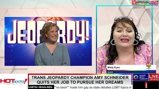Trans Jeopardy Champion Amy Schneider Quits Her Job To Pursue Her Dreams | Queer News Tonight