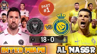 Messi vs Ronaldo:  Inter Miami vs Al Nasar | Part 1 | FC 24 | Shadhonk