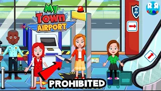 My Town : Airport - what happens if you take a knife to the airport?