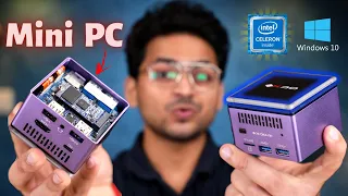 Worlds Smallest 4K Mini PC 🤯 | 8GB RAM + 256 GB M.2 SSD 🚀🚀 | Intel Celeron 2.7Ghz CPU 🔥