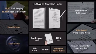 Huawei MatePad Paper launch event