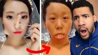 Si Ves Este Video Nunca Más Confiarás En Una Mujer.. (Maquillaje Asiático)