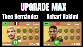 Dls 24 Upando o Hakimi e o Theo Hernández | Upgrade Max !!!