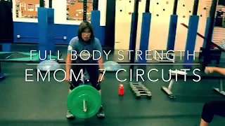 WOD 83: Full Body Strength. 7 Circuit EMOM