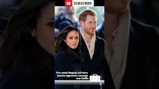 Firm sends Meghan and Harry 'passive aggressive' message over Netflix