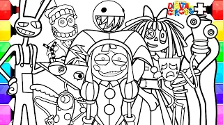 The Amazing Digital Circus NEW Coloring Pages / How to Color ALL CHARACTERS