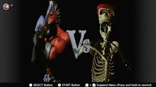 Killer Instinct SNES on Nintendo Switch. (Thunder vs Spinal)