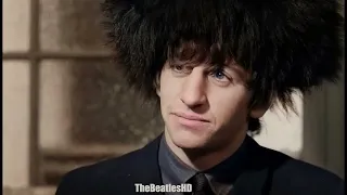 The Beatles - A Hard Days Night Colorized Clip John's Speech