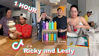 * 1 HOUR * Funny Ricky and Lesly TikTok 2023 | Try Not To Laugh Watching @Himandherofficial  TikToks