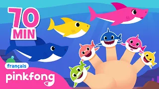 Famille de Bébé Requin en français | +Comptines | Pinkfong Baby Shark Chansons pour Enfants