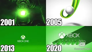 Evolutions of all XBOX startup screens (2001-2020)