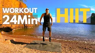 24 Min Full Body Workout / HIIT / Tabata 30 10