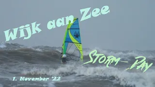 #windsurfing : Wijk aan Zee Sturm-Tag | #wave  Session in den Niederlanden 1st November