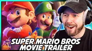 IT MIGHT BE GOOD?? | "SUPER MARIO BROS - OFFICIAL TRAILER" REACTION