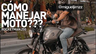 CÓMO MANEJAR MOTO, LA MANERA MÁS FÁCIL!!! (TUTORIAL) VENTO ROCKETMAN 250 | MIGUELJIMZZ