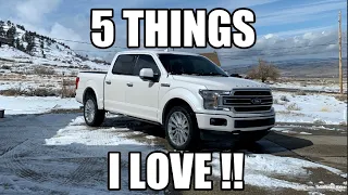 5 Things I Love About My Ford F150 Limited !