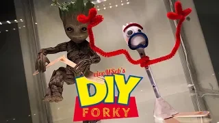 DIY Forky - Toy Story 4 - Make Your Own Forky / Fourchette !