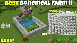 Best 1.19 Moss Bonemeal Farm Tutorial In Minecraft ( MCPE / Minecraft Bedrock / Xbox / PC )Justcraft