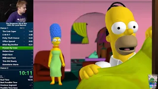 The Simpsons Hit & Run 100% No Level Returns Speedrun