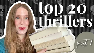 My Top 20 Thriller Books of All Time  (as of 2023) 😱 Part 1