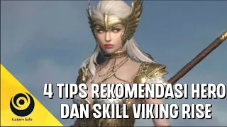 VIKING RISE REKOMENDASI HERO DAN SKILL | VIKING RISE INDONESIA