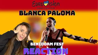 Ukrainian reacts to Blanca Paloma - Eaea | Spain 🇪🇸 | National Final Performance | Eurovision 2023