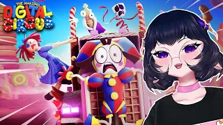 IT'S FINALLY HERE! | THE AMAZING DIGITAL CIRCUS: Ep 2: Candy Carrier Chaos! REACTION