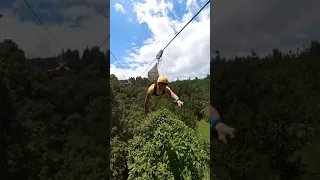 Superman Zipline at Dahilayan. Insta 360