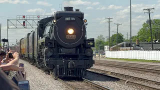 The Empress: CPR 2816 arriving in Franklin Park, IL during the Final Spike Anniversary ￼Steam Tour