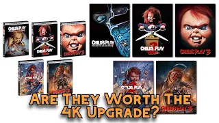 Are The New Scream Factory Child's Play 1-3 4Ks Worth It? [Unboxing]