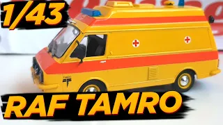 РАФ ТАМРО РЕАНИМАЦИЯ КОЛЛЕКЦИОННАЯ МОДЕЛЬ 1:43 RAF TAMRO AMBULANCE 1986 SCALE MODEL ОБЗОР | МАШИНКА