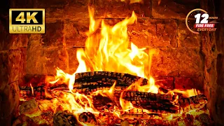 🔥 The Most Beautiful Fireplace 4K 🔥 Burning Fireplace & Crackling Fire Sounds. ASMR Relaxing