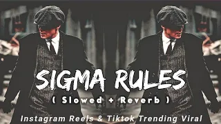 Sigma Rule | Slowed And Reverb | Bad Boy Attitude Song | New Lofi Song 2023