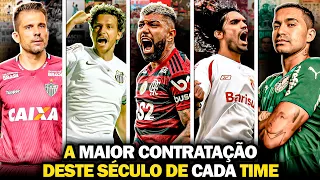 A Maior Contratação de CADA TIME Brasileiro no Século